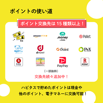 ハピタス使い道